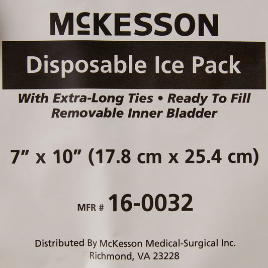 Ice Bag McKesson General Purpose 7 X 10 Inch Fabric Disposable, Packaging Type- Each