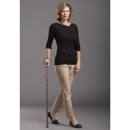 Folding Cane Switch Sticks® Aluminum 32 to 37 Inch Height Tango Print