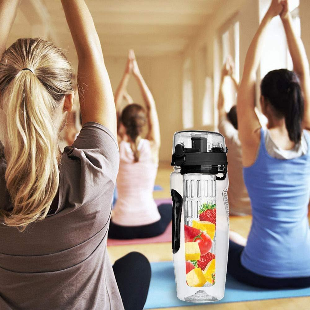 HydraBloom™ 32oz Fruit Infuser Bottle – BPA-Free & Leakproof