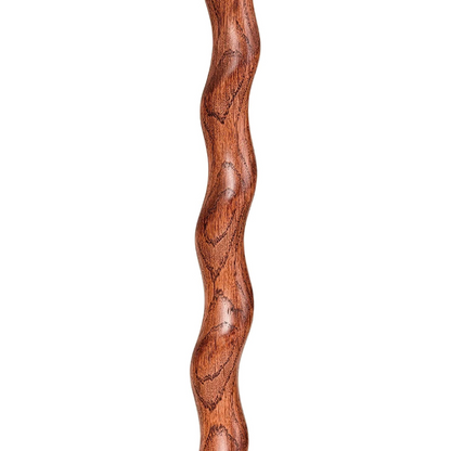 T-Handle Cane Brazos™ Twisted Wood 34 Inch Height American Hardwood