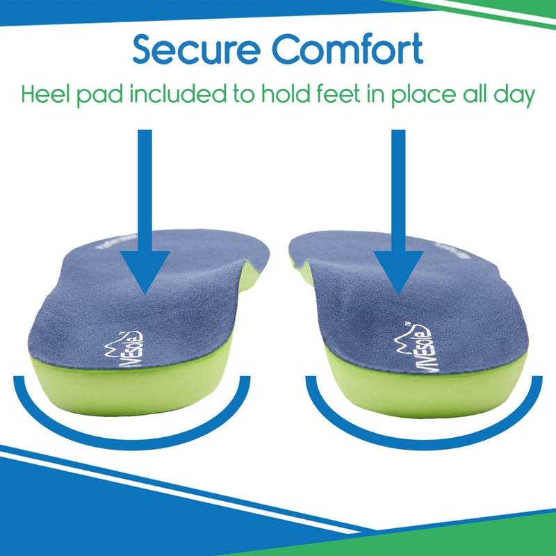 Plantar Series - Full Length - Large: Men's: 9.5 - 11, Women's: 10.5 - 12 - plantar-fasciitis-insoles