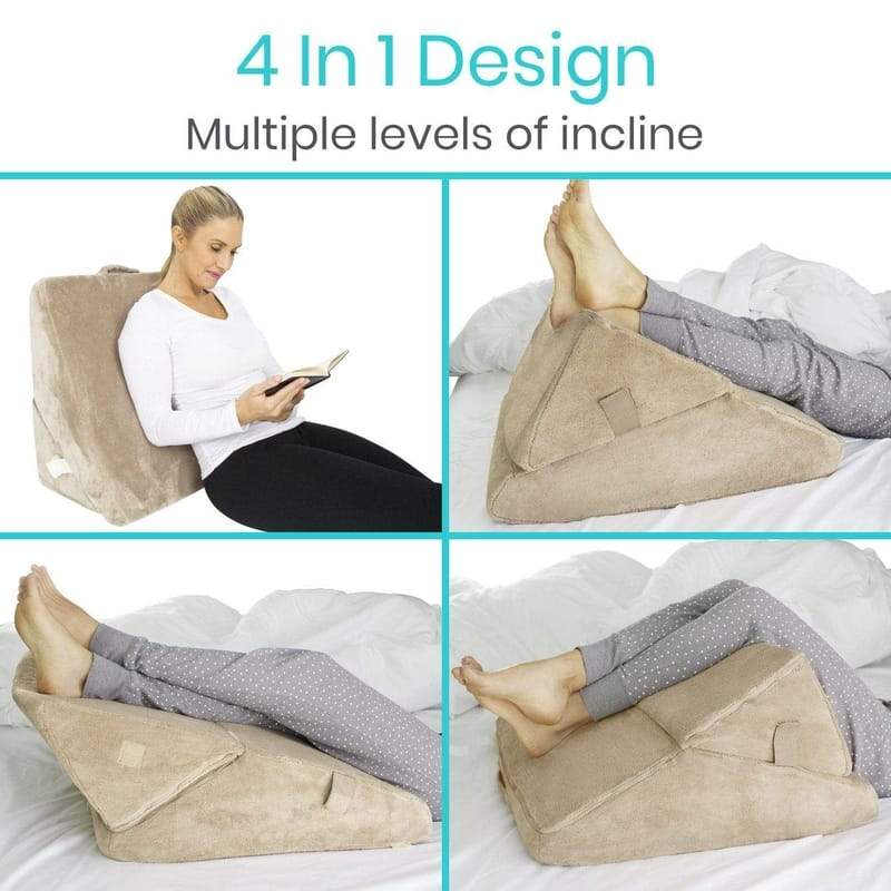 Bed Wedge - White - wedge-pillow