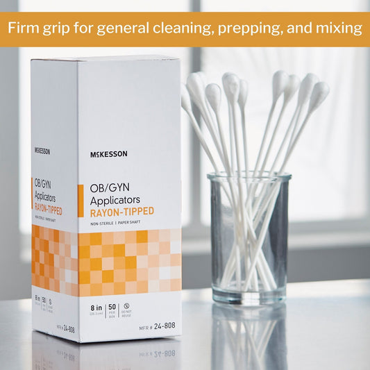 McKesson OB/GYN Swab 8 Inch Length NonSterile, Packaging Type- Box