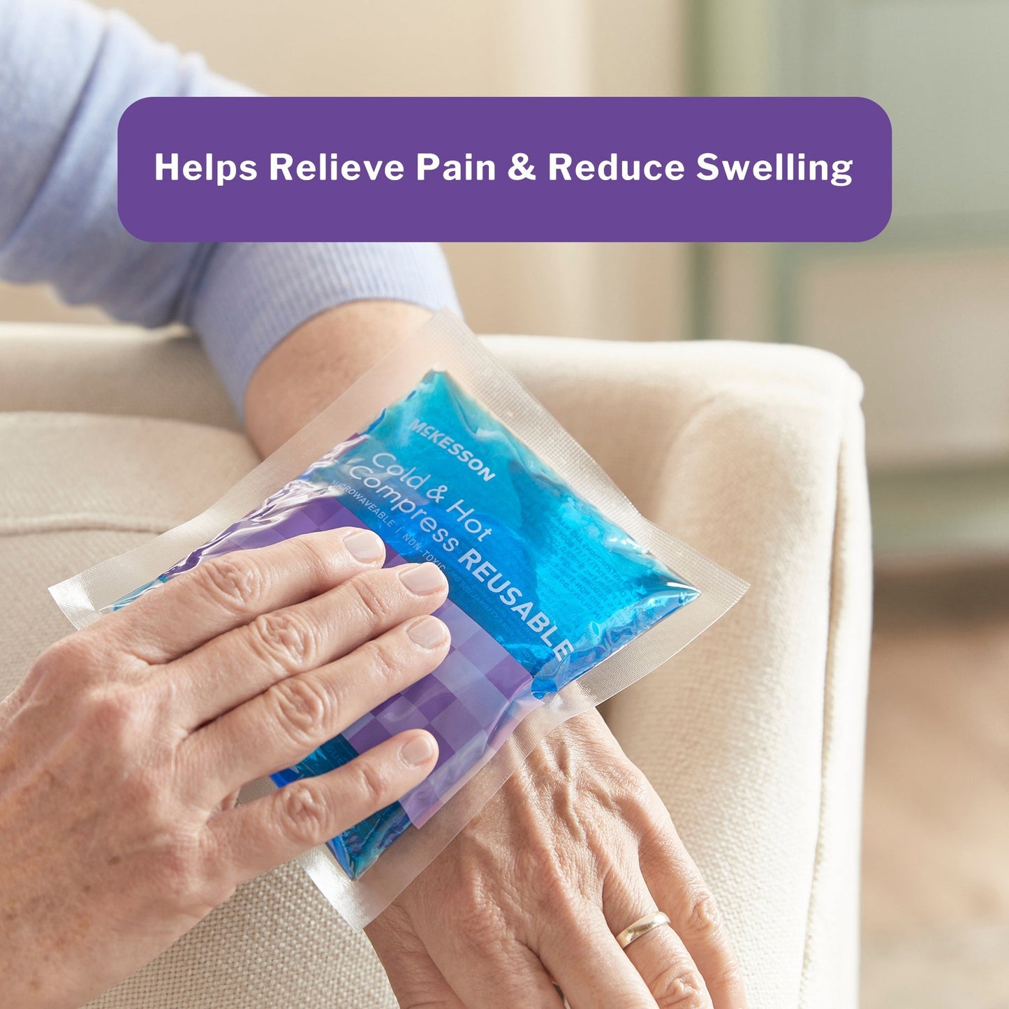 Hot / Cold Pack McKesson General Purpose Large 6-3/4 X 10-1/2 Inch Gel Reusable, Packaging Type- Each