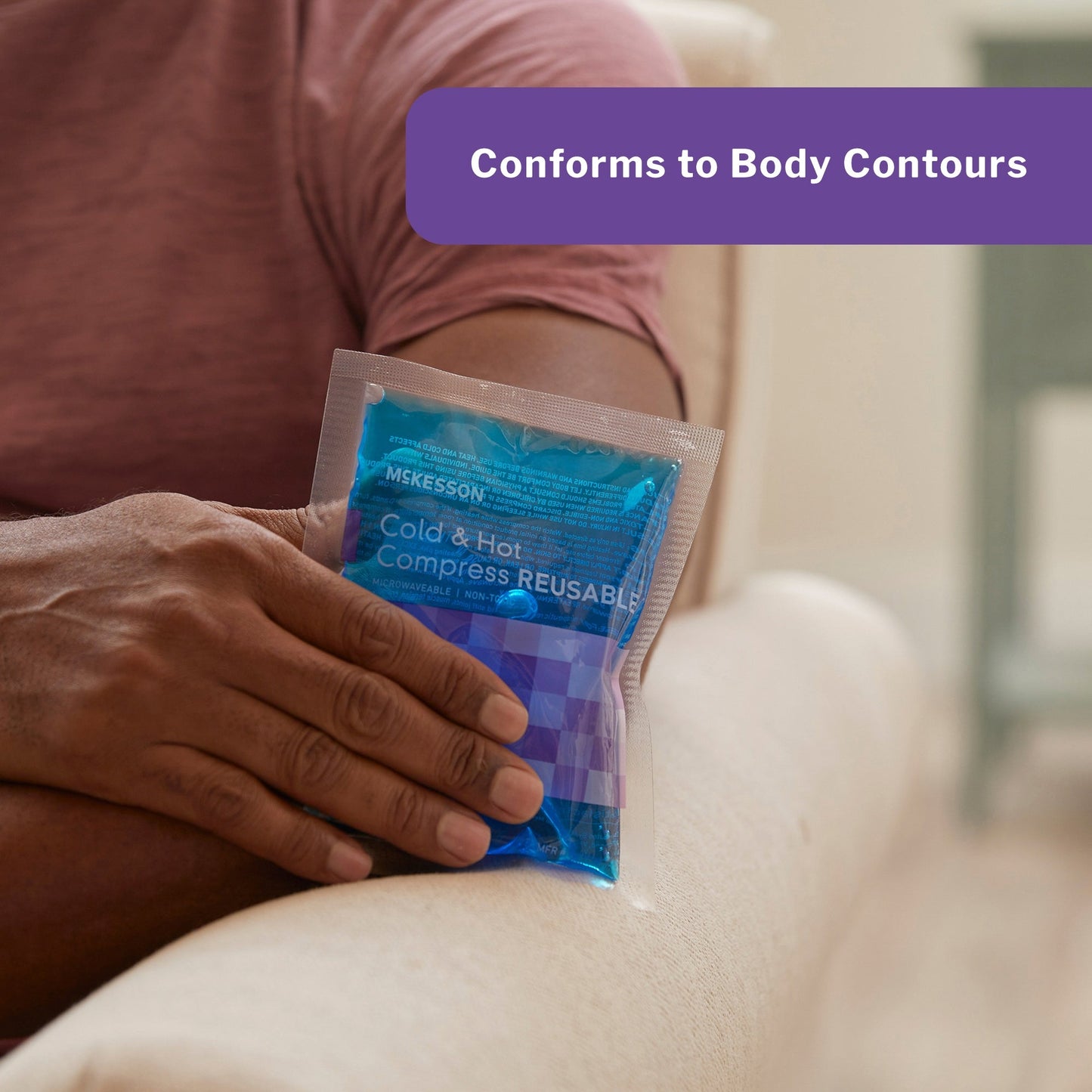 Hot / Cold Pack McKesson General Purpose Large 6-3/4 X 10-1/2 Inch Gel Reusable, Packaging Type- Each