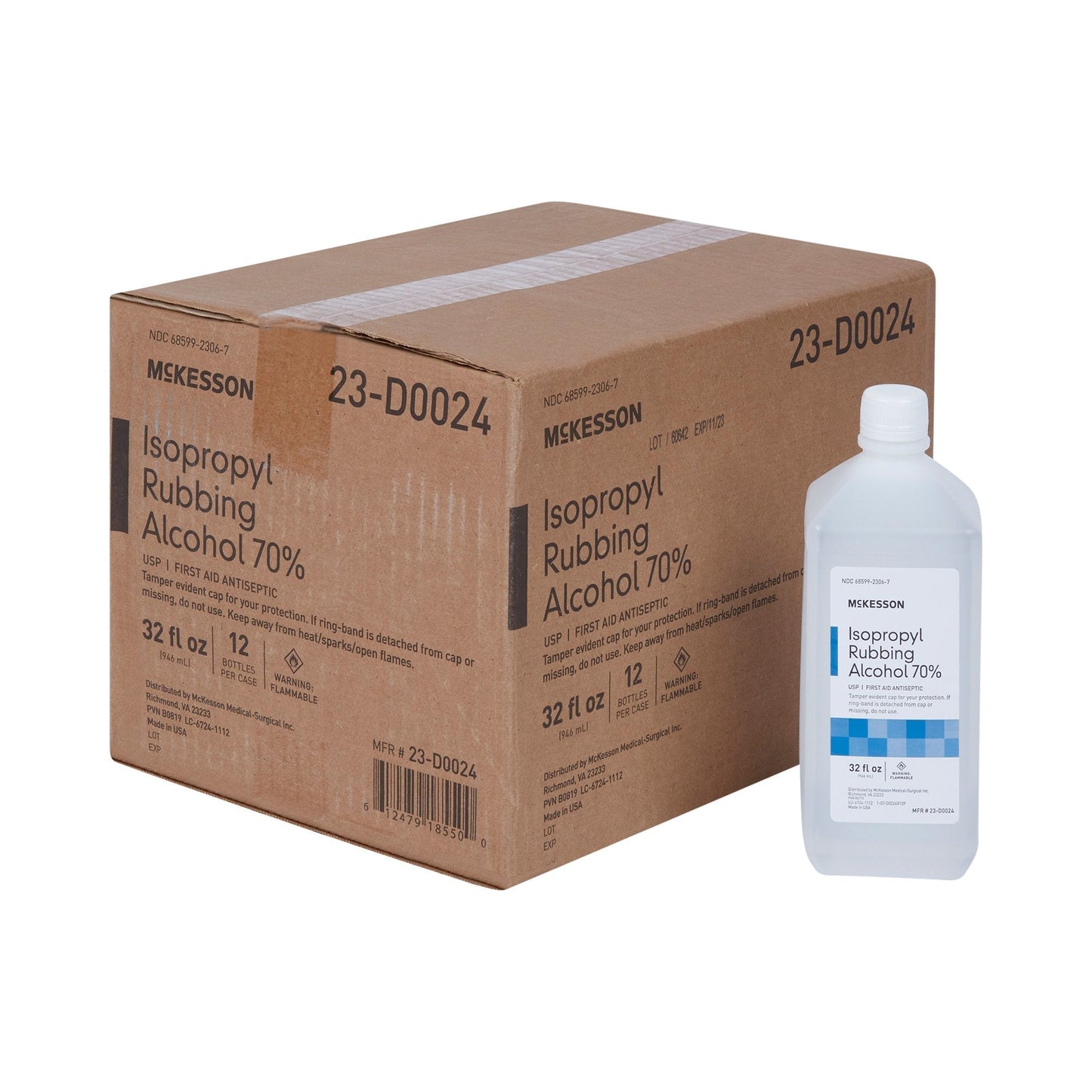 Antiseptic McKesson Brand Topical Liquid 32 oz. Bottle, Packaging Type- Each