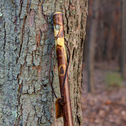 Walking Stick Brazos Free Form Wood 55 Inch Height Hawthorn