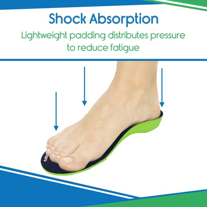 Plantar Series - Full Length - X-Large: Men's: 11.5 - 13 - plantar-fasciitis-insoles