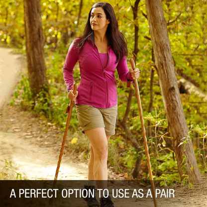 Walking Stick Brazos Twisted Wood 48 Inch Height Red