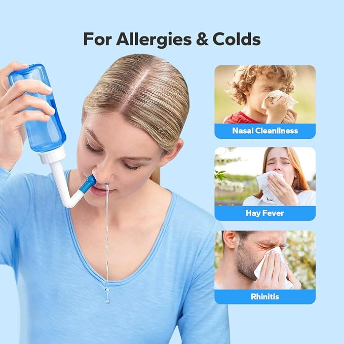 BreatheEase Pro Nasal Irrigator – Advanced Sinus Relief System