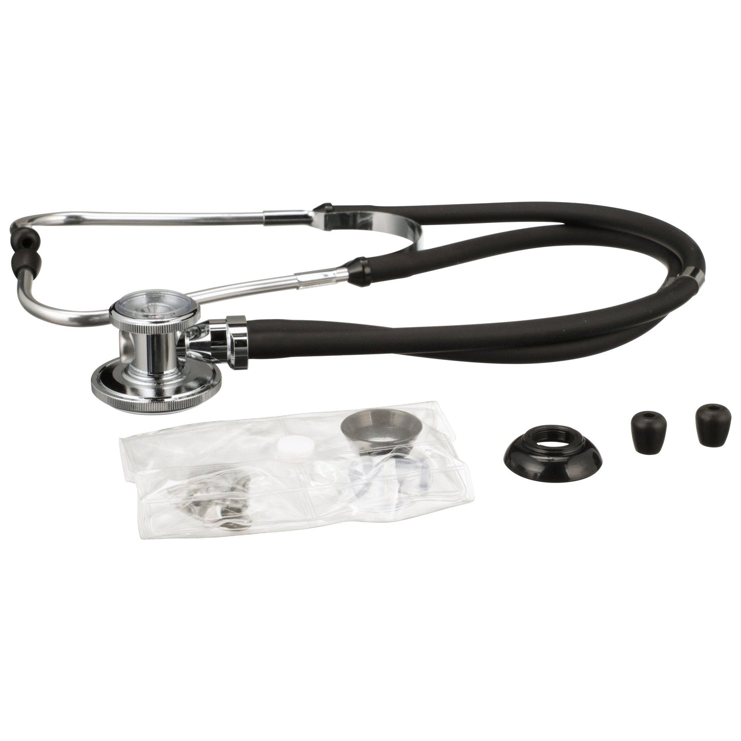 Sprague Stethoscope McKesson Black 2-Tube 16 Inch Tube Double Sided Chestpiece, Packaging Type- Each