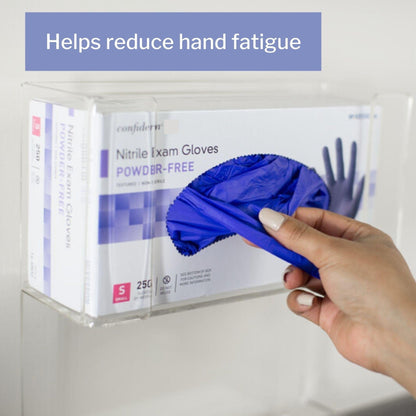 Exam Glove McKesson Confiderm 3.5C Small NonSterile Nitrile Standard Cuff Length Textured Fingertips Blue Chemo Tested, Packaging Type- Box