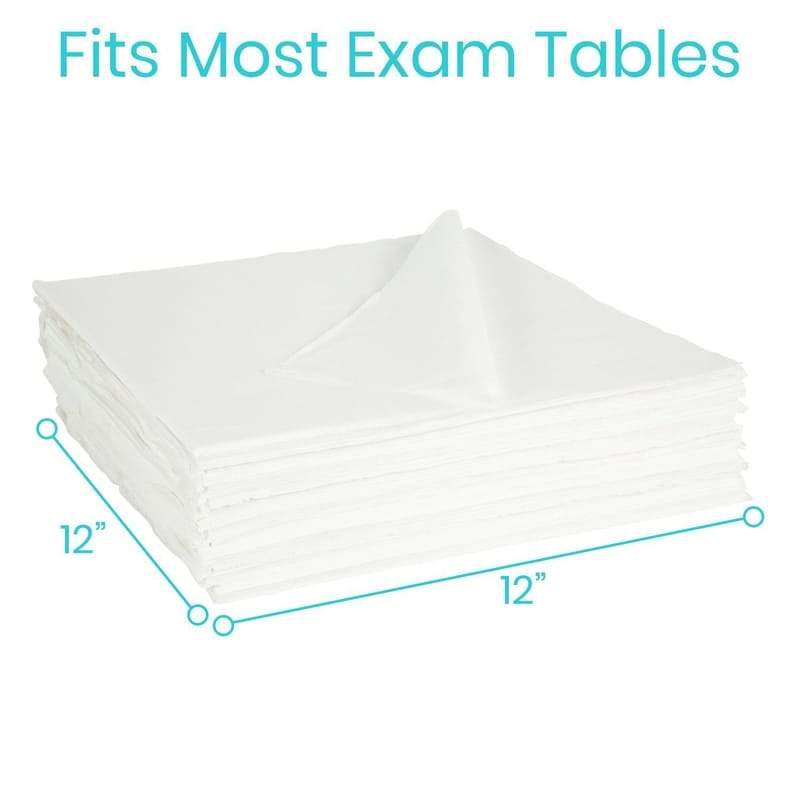 Headrest Paper Sheets 12x12 w/ Slit - headrest-paper