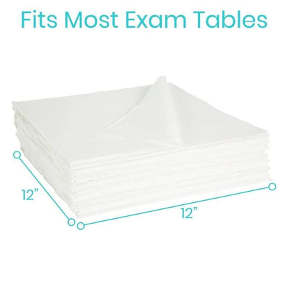 Headrest Paper Sheets 12x12 w/ Slit - headrest-paper