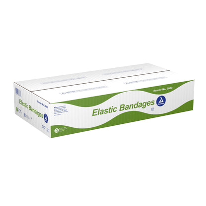Elastic Bandage Dynarex 3 Inch X 4-1/2 Yard Clip Detached Closure Tan NonSterile Standard Compression