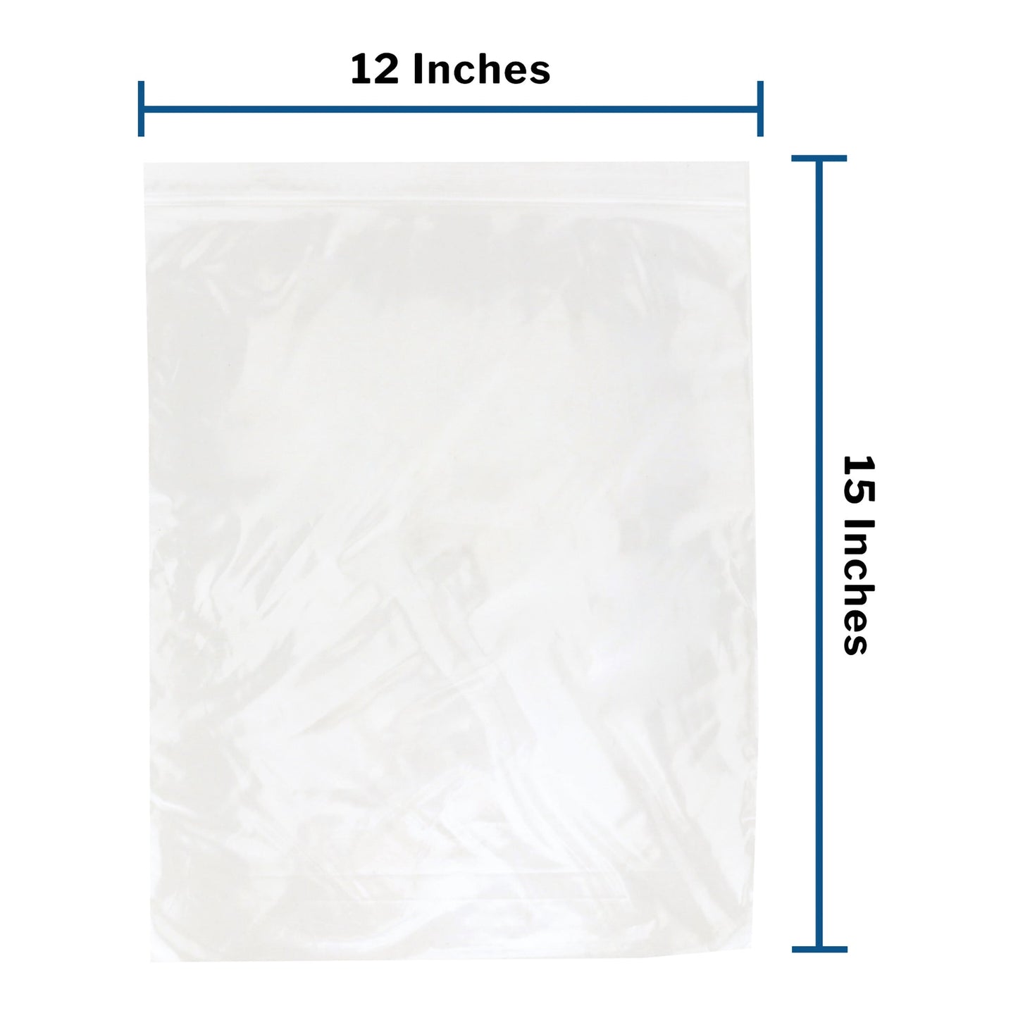 Reclosable Bag McKesson 12 X 15 Inch Polyethylene Clear Zipper Closure, Packaging Type- Box