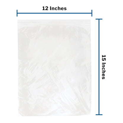 Reclosable Bag McKesson 12 X 15 Inch Polyethylene Clear Zipper Closure, Packaging Type- Box