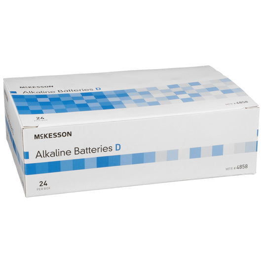 Alkaline Battery McKesson D Cell 1.5V Disposable 24 Pack, Packaging Type- Each