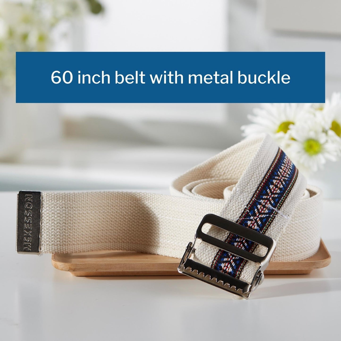 Gait Belt McKesson 60 Inch Length Fiesta Design, Packaging Type- Each