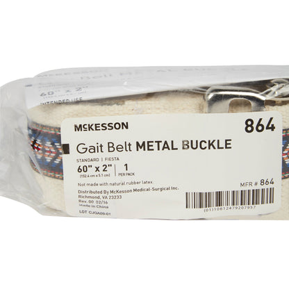 Gait Belt McKesson 60 Inch Length Fiesta Design, Packaging Type- Each