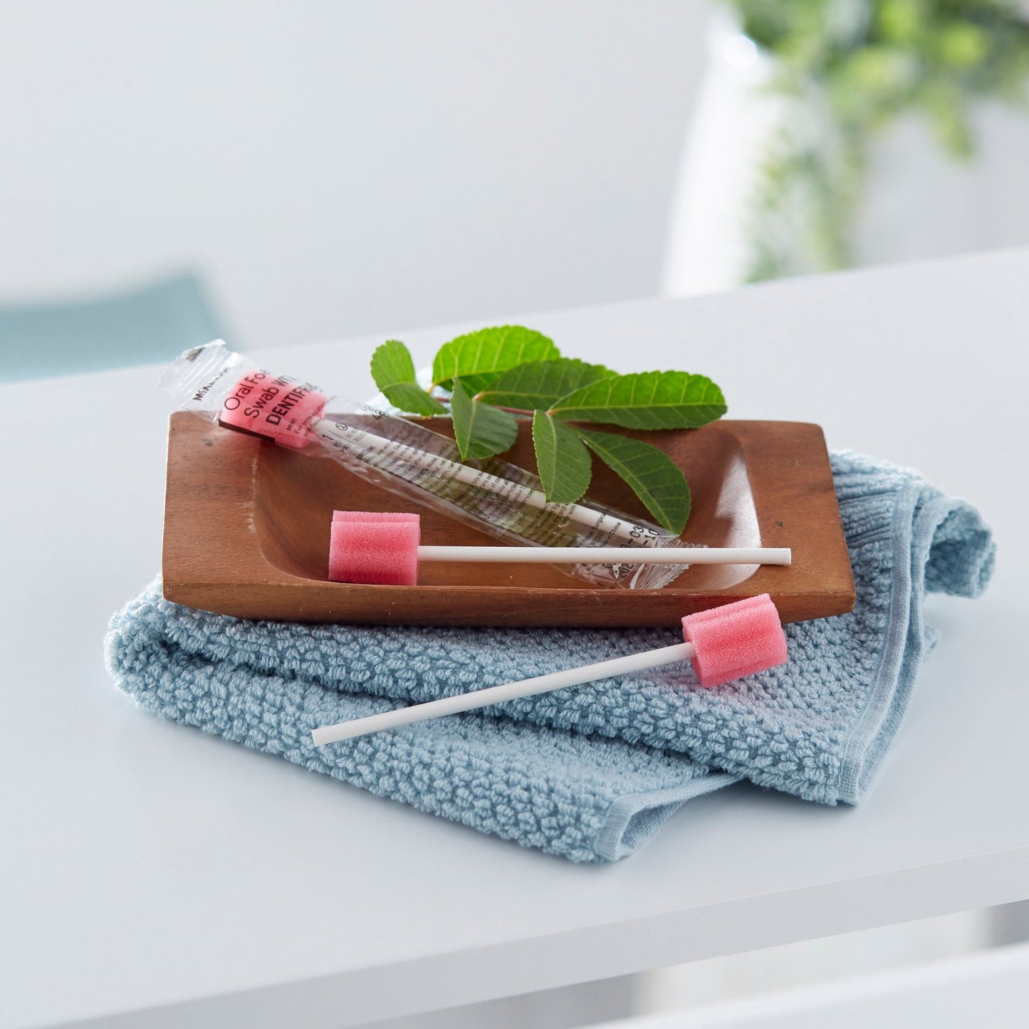 Oral Swab McKesson Dentifrice Foam Tip 1 per Pack, Packaging Type- Box