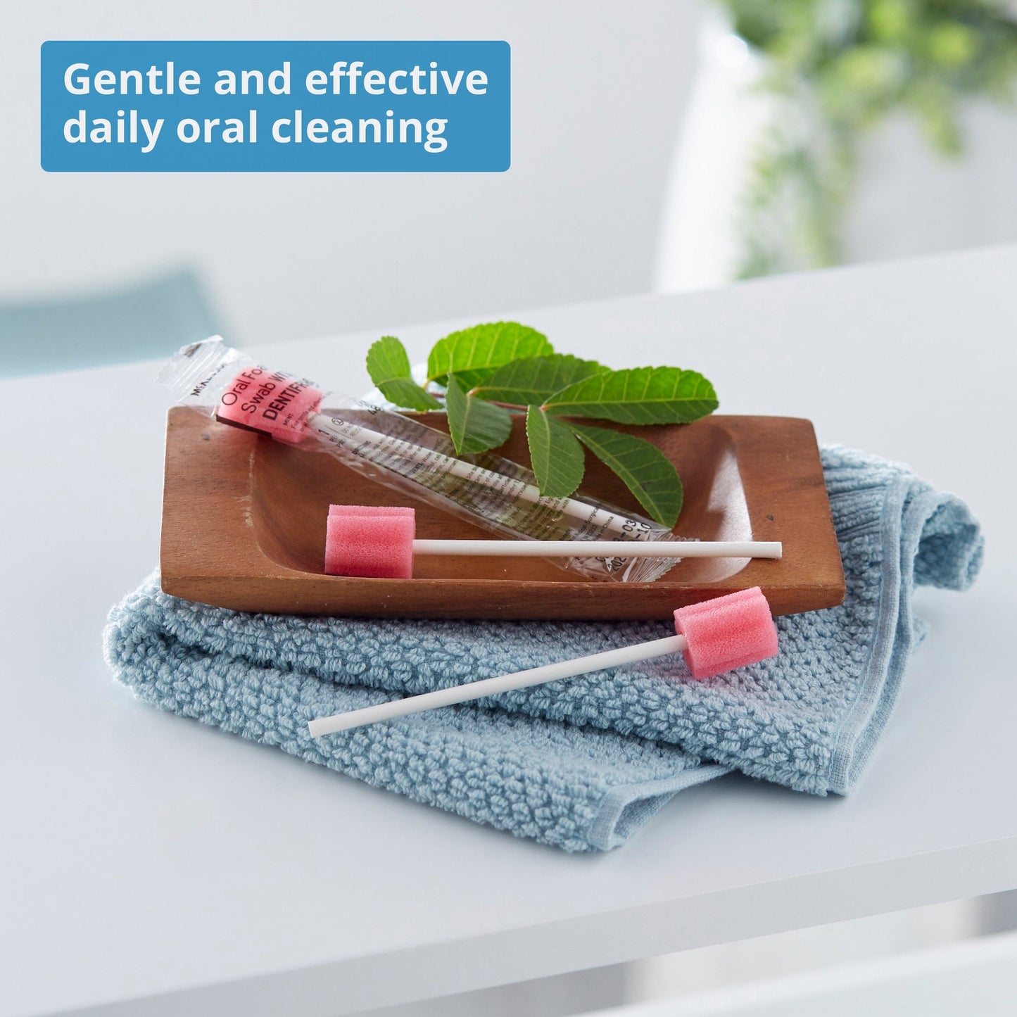 Oral Swab McKesson Dentifrice Foam Tip 1 per Pack, Packaging Type- Box