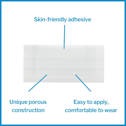 Skin Closure Strip McKesson 1/4 X 3 Inch Nonwoven Material Reinforced Strip White, Packaging Type- Box