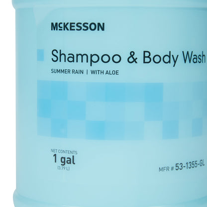 Shampoo and Body Wash McKesson 1 gal. Jug Summer Rain Scent, Packaging Type- Each
