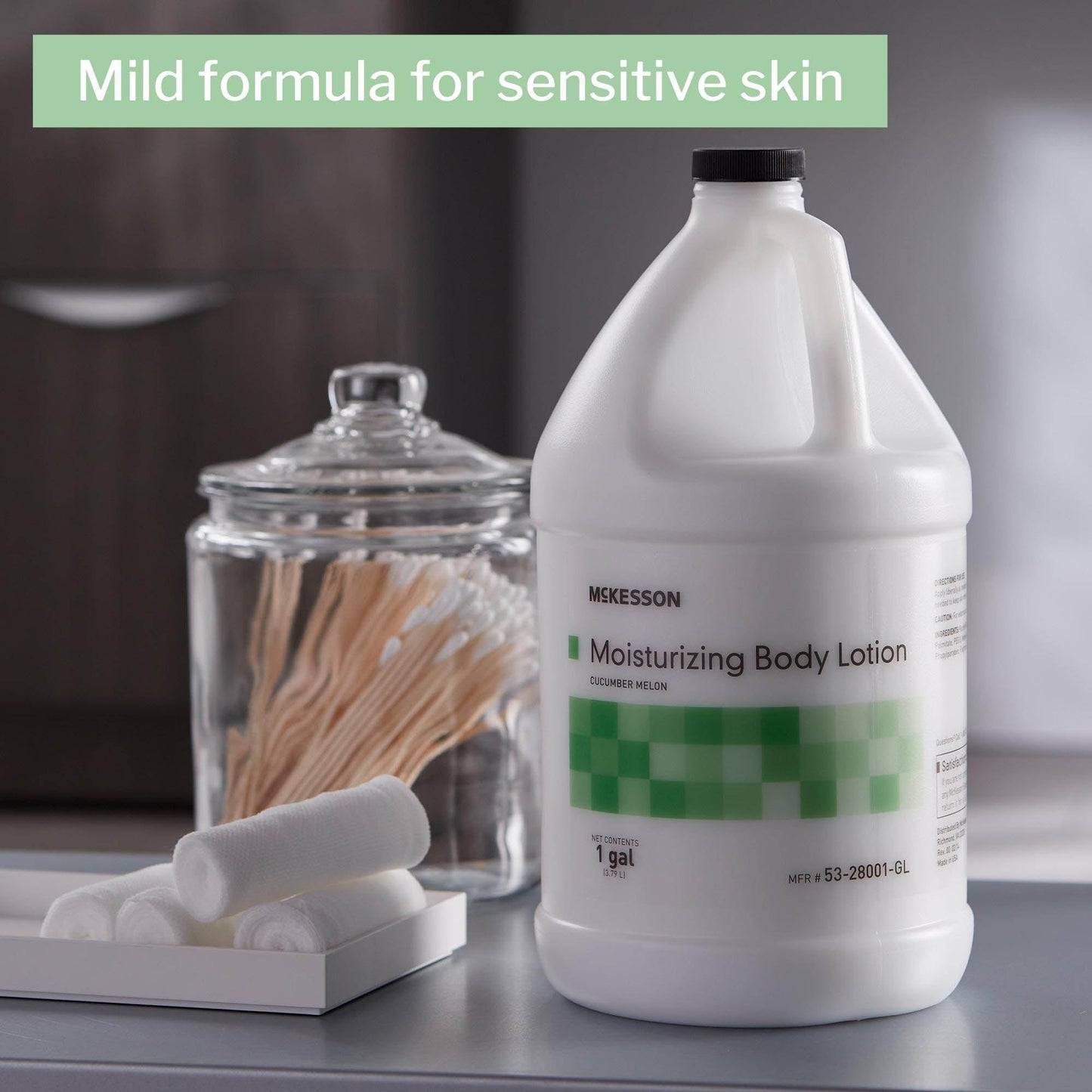 Hand and Body Moisturizer McKesson 1 gal. Jug Cucumber Melon Scent Lotion, Packaging Type- Each