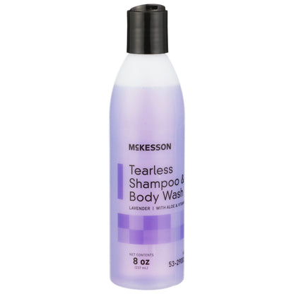 Tearless Shampoo and Body Wash McKesson 8 oz. Flip Top Bottle Lavender Scent, Packaging Type- Each