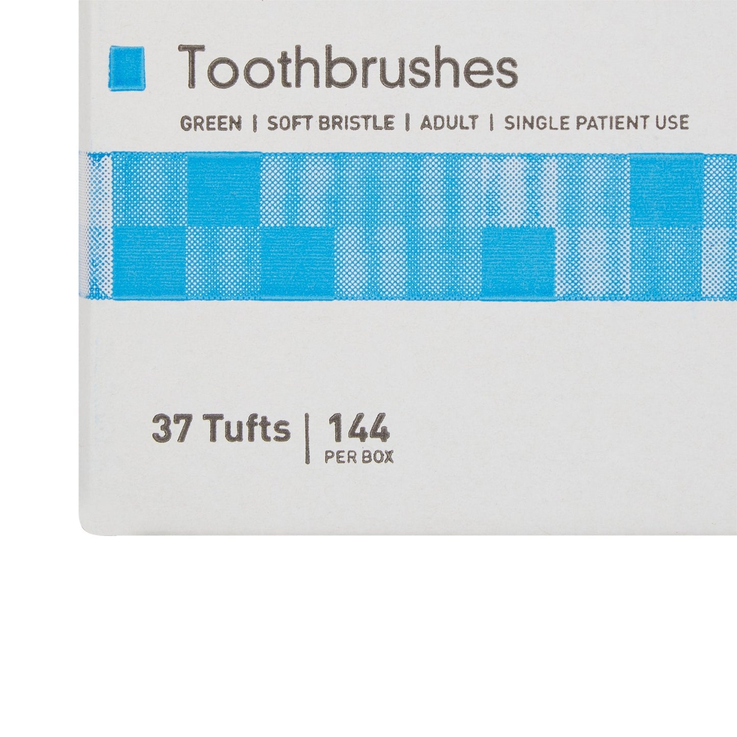 Toothbrush McKesson Green Adult Soft, Packaging Type- Each