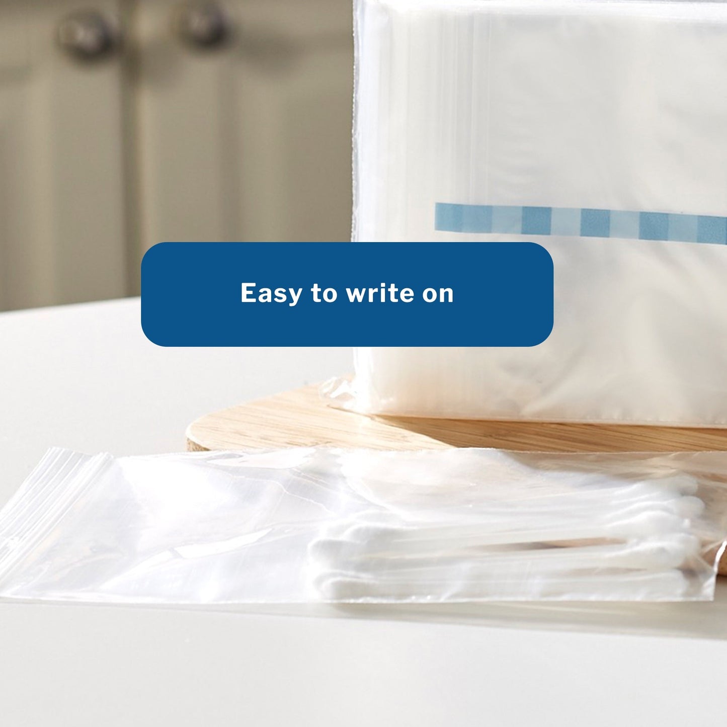 Reclosable Bag McKesson 3 X 5 Inch Polyethylene Clear Zipper Closure, Packaging Type- Box