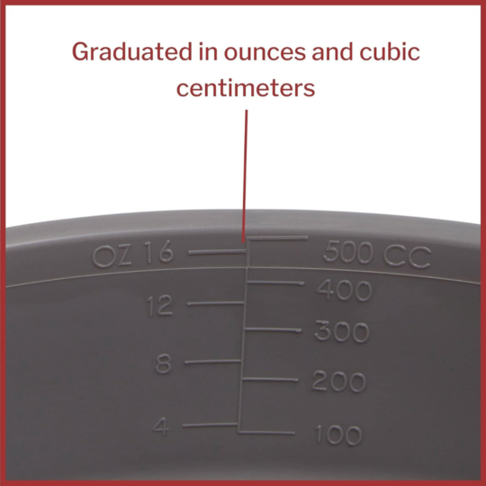Emesis Basin McKesson Graphite 20 oz. Plastic Single Patient Use, Packaging Type- Each