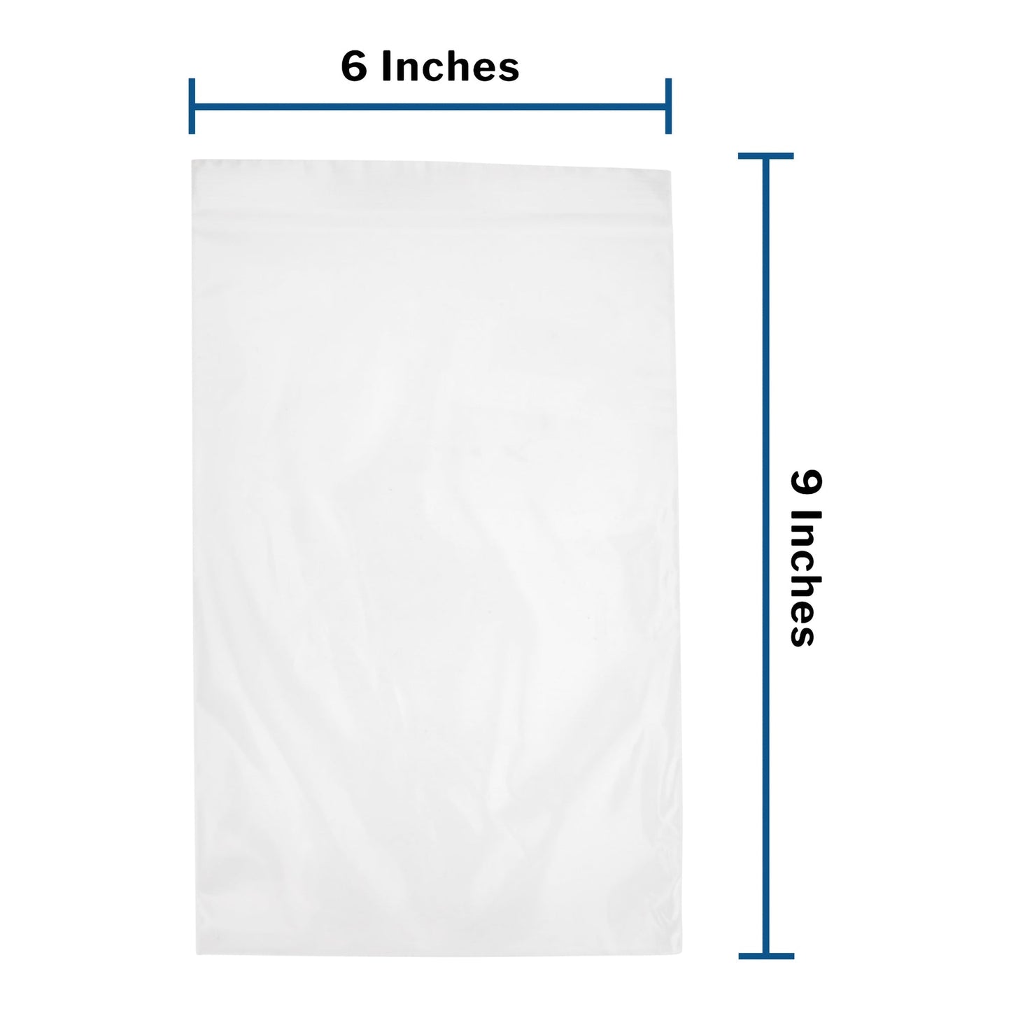 Reclosable Bag McKesson 6 X 9 Inch Polyethylene Clear Zipper Closure, Packaging Type- Box