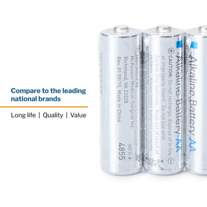 Alkaline Battery McKesson AA Cell 1.5V Disposable 24 Pack, Packaging Type- Box