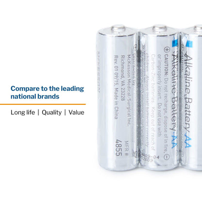 Alkaline Battery McKesson AA Cell 1.5V Disposable 24 Pack, Packaging Type- Each