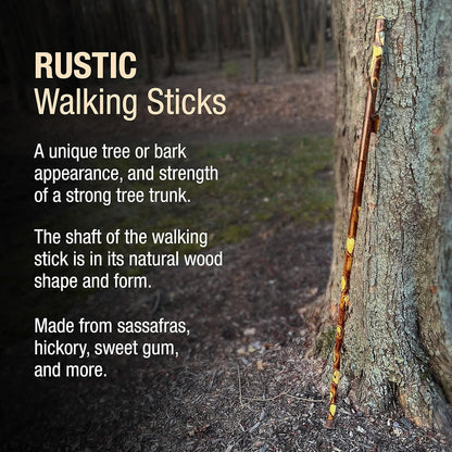 Walking Stick Brazos Free Form Wood 58 Inch Height Ironwood