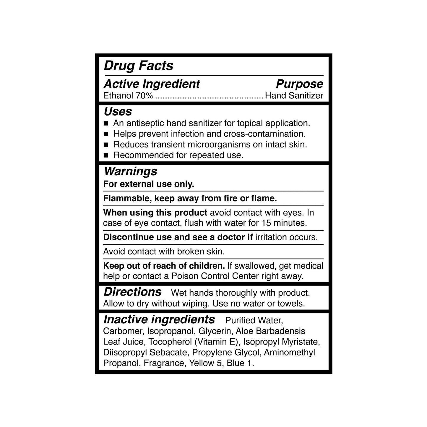 Hand Sanitizer with Aloe McKesson Premium 4 oz. Ethyl Alcohol Gel Bottle, Packaging Type- Each