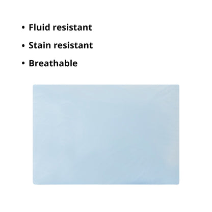 Bed Pillow McKesson 19 X 25 Inch Blue Reusable, Packaging Type- Each