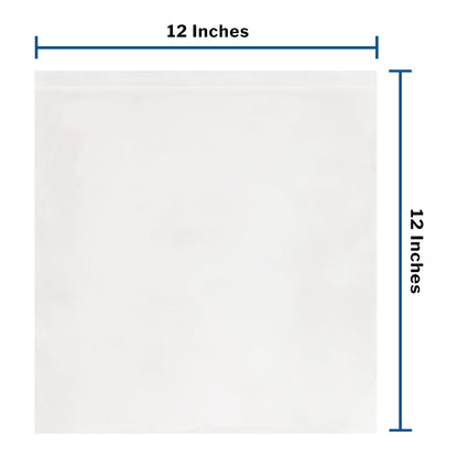 Reclosable Bag McKesson 12 X 12 Inch Polyethylene Clear Zipper Closure, Packaging Type- Box