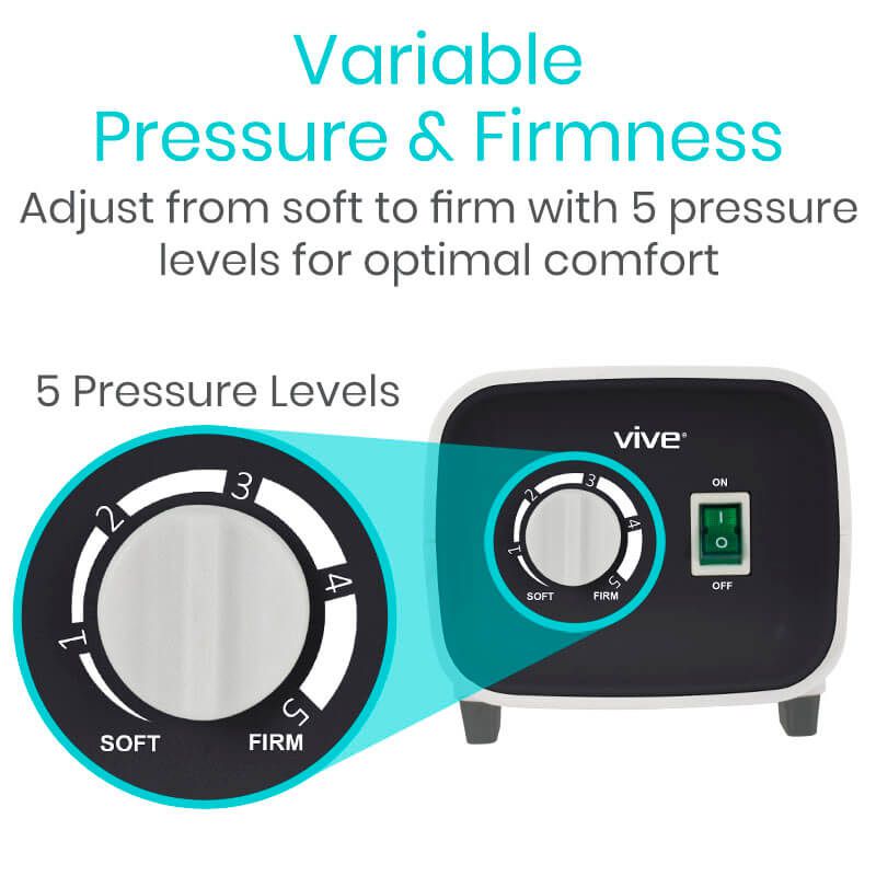 5" Alternating Pressure Pad - Bedsore Prevention - alternating-pressure-mattress-overlay