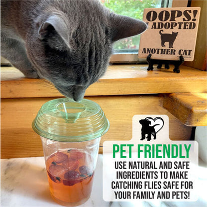 Fly Lid Combo- Indoor Outdoor Eco Friendly Fly Control Pack – Includes 12 Fly-Lids for Disposable Cups and (3) 5 Gallon Bucket Fly-Condo™ Lids. - fly-lid-combo-indoor-outdoor-eco-friendly-fly-control-pack-includes-12-fly-lids-for-disposable-cups-and-3-5-gallon-bucket-fly-condo™-lids