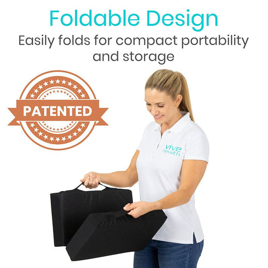 Foldable Wheelchair Cushion - 18 x 16 inch - wheelchair-seat-cushion
