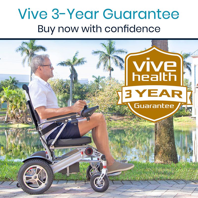 Power Wheelchair - Foldable Long Range Transport Aid - power-wheelchair