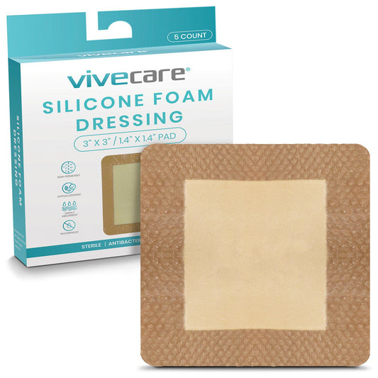 Silicone Foam Dressing - 3 inch - adhesive-bordered-foam-dressing-sterile