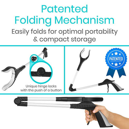 Folding Reacher Grabber - reacher-grabber-tool