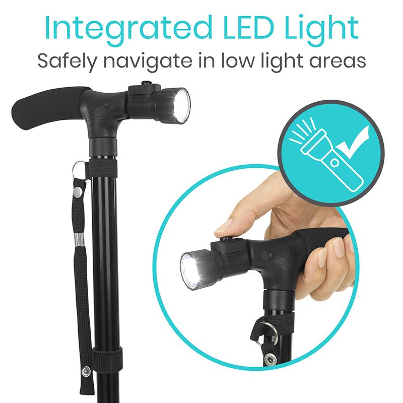 LED Folding Cane - folding-cane-with-light