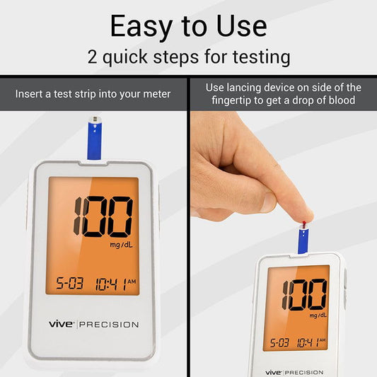 Blood Glucose Test Strips - 100 Count - blood-glucose-test-strips