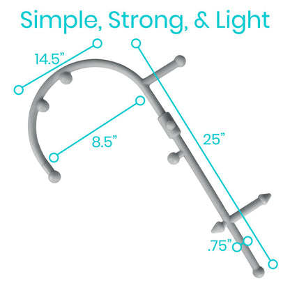 Massage Cane with Interchangeable Heads - massage-cane-with-interchangeable-heads