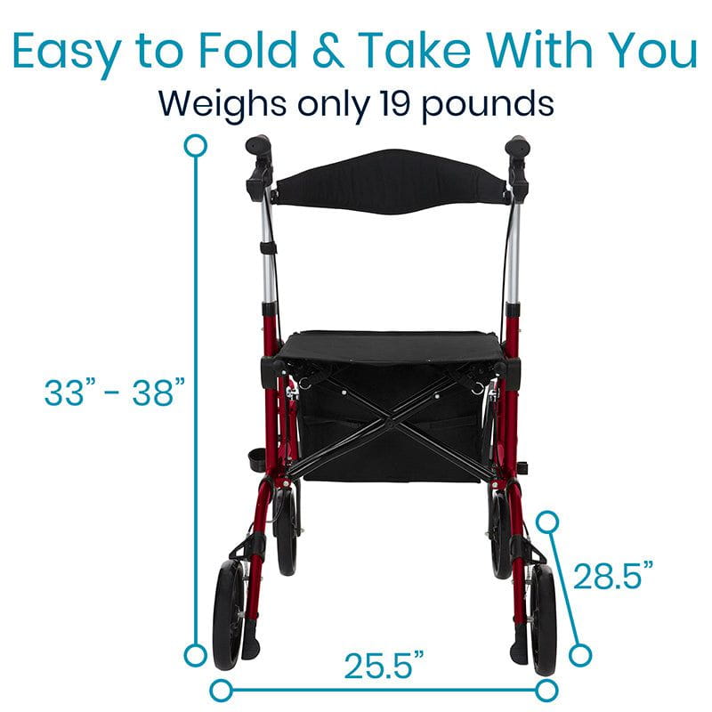 Wheelchair Rollator - rollator-walker-with-seat
